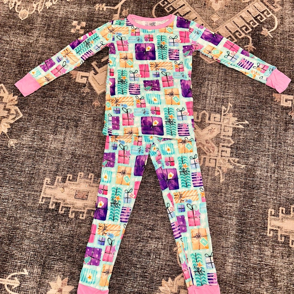 Christmas Colorful Kids Pajamas Set